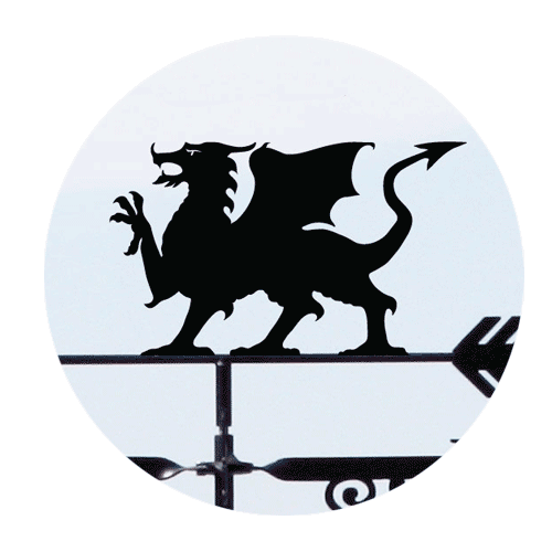 Welsh Dragon weathervane